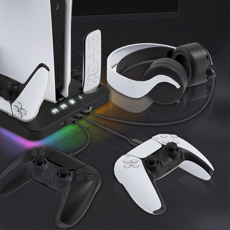 Multifunctional Cooling Stand Set for PS5