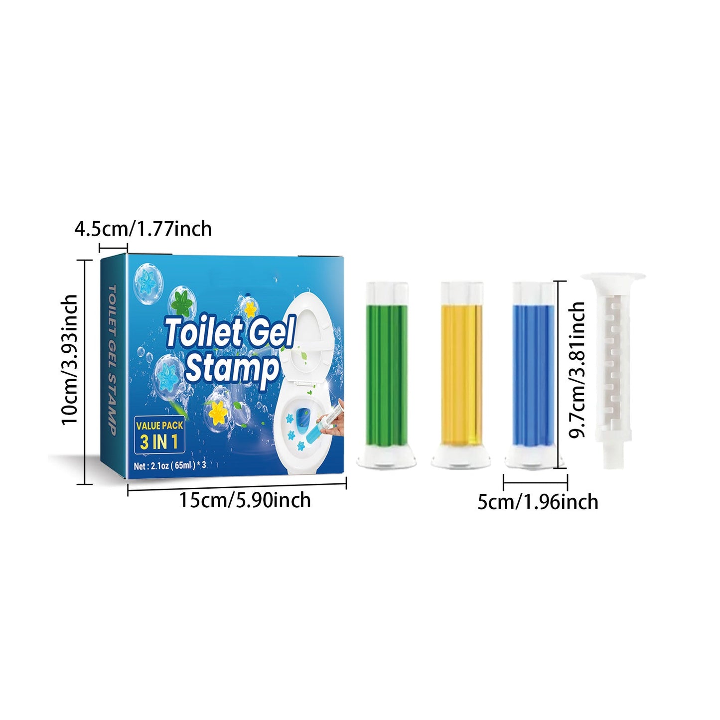 Toilet Cleaning Gel Stamp