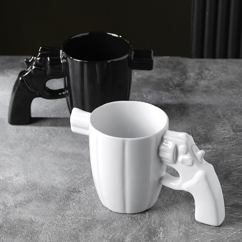 🎁Gift Idea Hot sale 49% OFF🔥Creative Novelty Coffee Mug with Revolver Handle