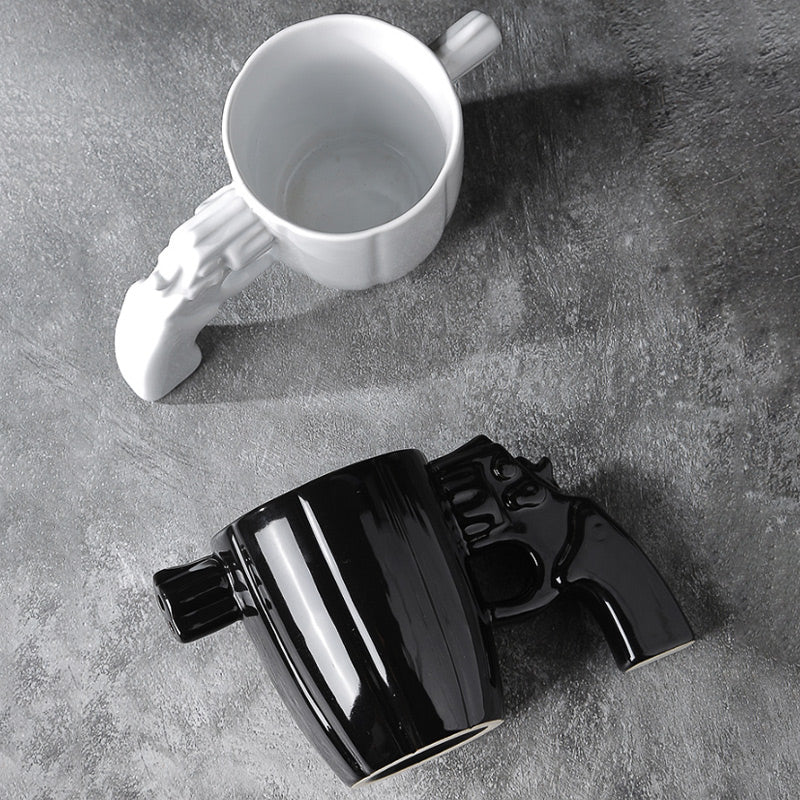 🎁Gift Idea Hot sale 49% OFF🔥Creative Novelty Coffee Mug with Revolver Handle