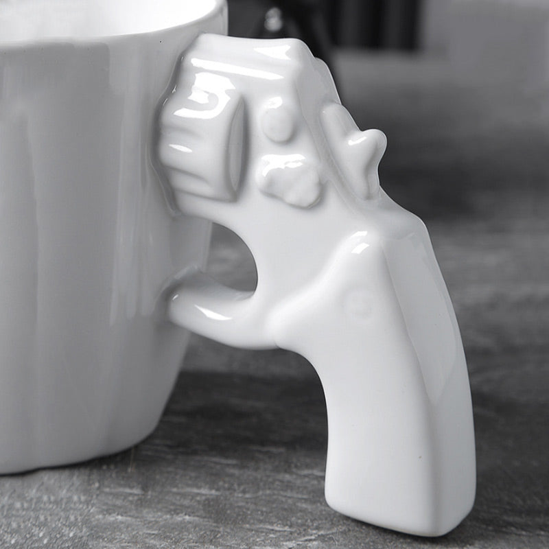 🎁Gift Idea Hot sale 49% OFF🔥Creative Novelty Coffee Mug with Revolver Handle