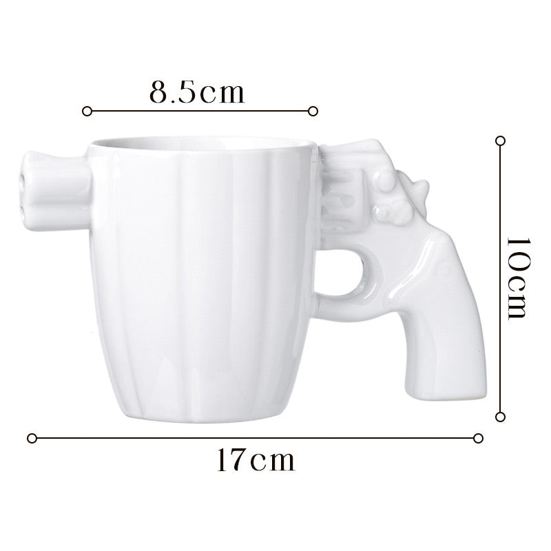 🎁Gift Idea Hot sale 49% OFF🔥Creative Novelty Coffee Mug with Revolver Handle
