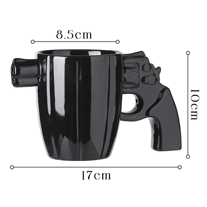 🎁Gift Idea Hot sale 49% OFF🔥Creative Novelty Coffee Mug with Revolver Handle