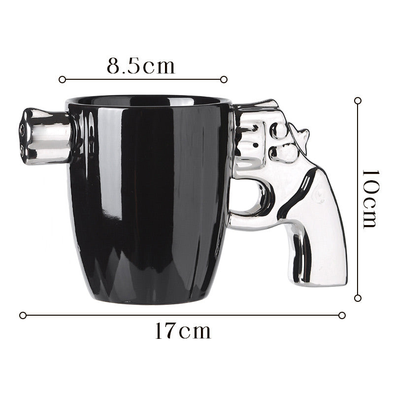 🎁Gift Idea Hot sale 49% OFF🔥Creative Novelty Coffee Mug with Revolver Handle