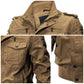 💥Exceptionally high quality-Men's Military Stand Collar Zipper Jacket