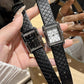 Women's Waterproof Rhinestones Rectangle Watch