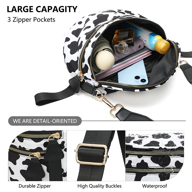 Fashionable versatile large capacity crossbody shell bag