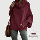 🎉HOT SALE💖Women's Batwing Cowl Neck Sweater with Pockets