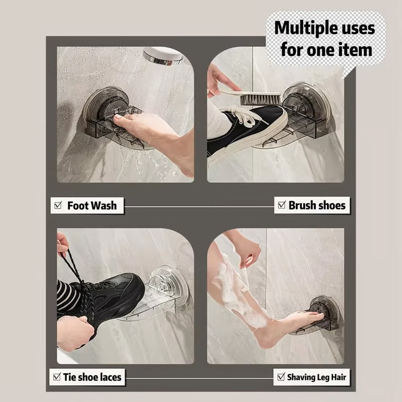 Bathroom Shower Suction Cup Foot Pedal