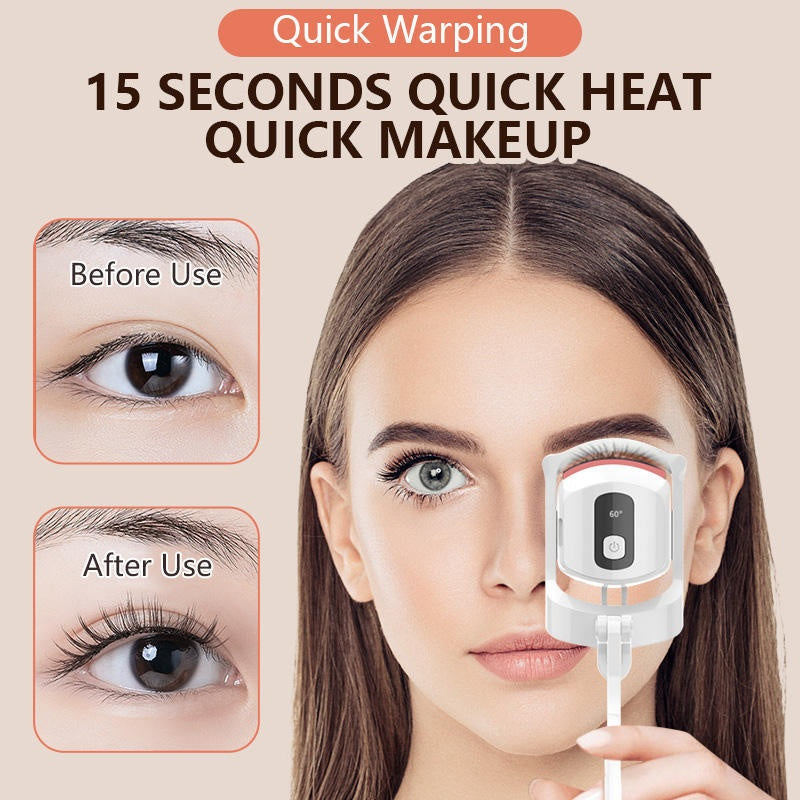 Electric Heated Eyelash Curlers with Display