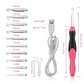 LED luminous crochet, 11 pcs.