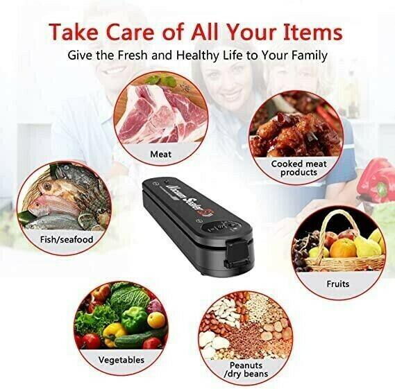 📦 60% OFF NOW ! ⚡ Automatic Vacuum Sealing Machine – One-Touch Operation, Extends Food Freshness & Compact Design 🍖
