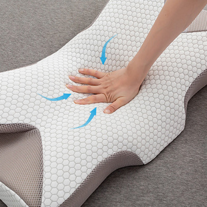 🔥50% OFF🔥Cowhorn-shaped Breathable Memory Sponges Neck Care Pillow