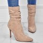 💥Fabric material upgrade-Women's Pointed Toe High Heel Short Boots