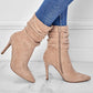💥Fabric material upgrade-Women's Pointed Toe High Heel Short Boots