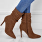 💥Fabric material upgrade-Women's Pointed Toe High Heel Short Boots