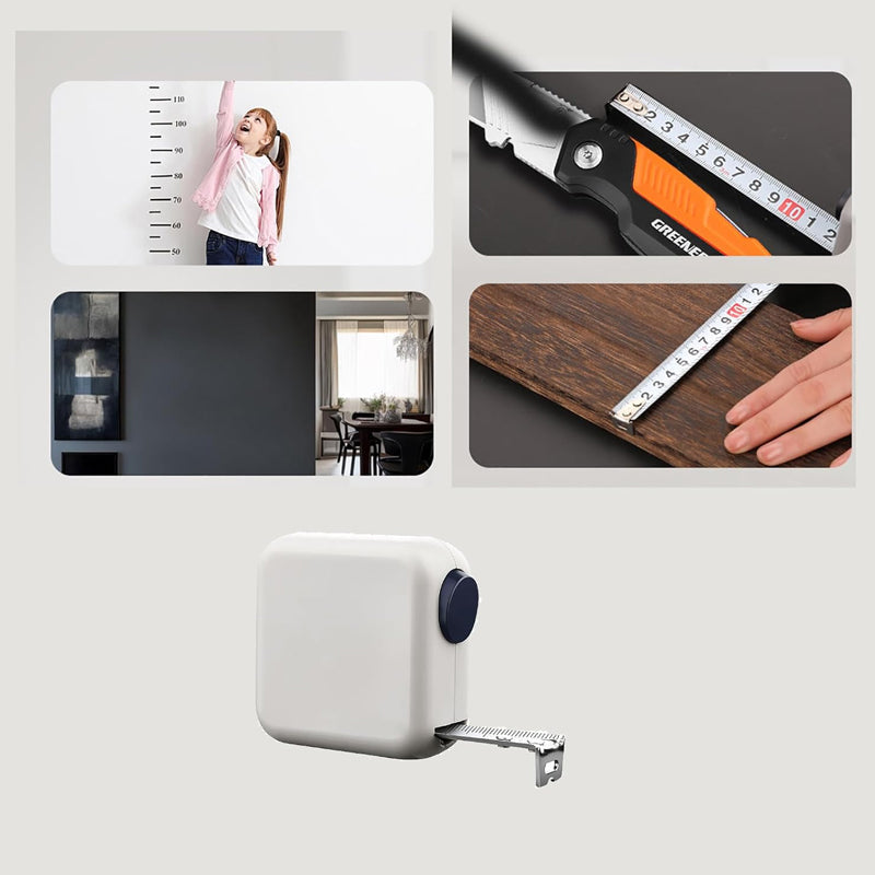 Precise Durable Self-Locking Steel Tape Measure