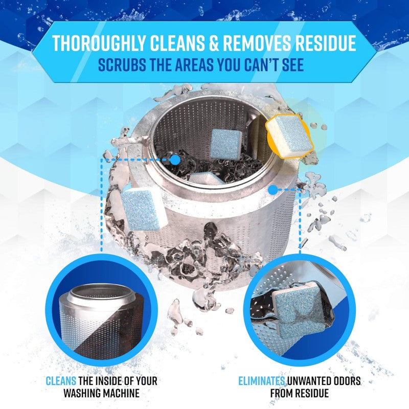 Washing Machine Deep Cleaning Descaler 12 Pack