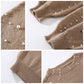 Women's Faux Pearls Round Neck Pullover Sweater