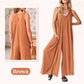 🔥2025 NEW SALES - 50% OFF🔥Women's Casual V-Neck Sleeveless Wide-Leg Jumpsuit