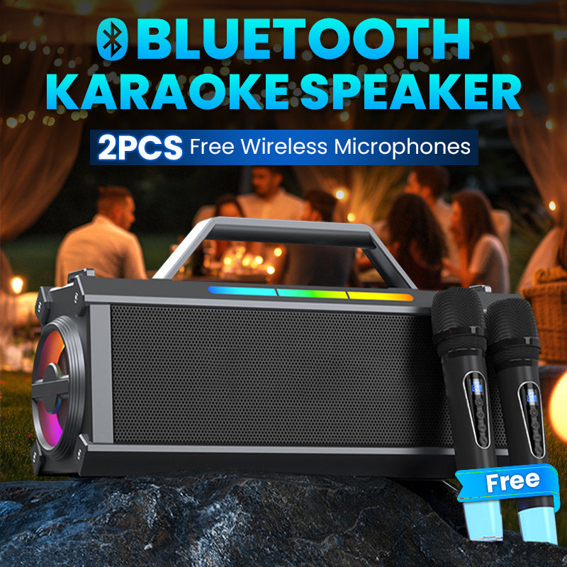 🔥2025 NEW SALES - 50% OFF🔥200W Bluetooth Karaoke Speaker with Wireless Microphone