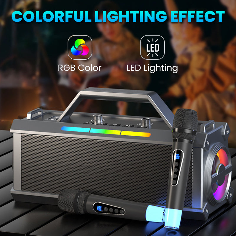 🔥2025 NEW SALES - 50% OFF🔥200W Bluetooth Karaoke Speaker with Wireless Microphone