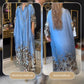 🌸Spring Specials🌸Women's Printed Lapel Long Sleeve Maxi Dress
