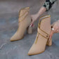 Women's Fashion Zipper Ankle Boots