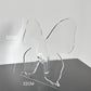 Transparent Butterfly-Inspired Decorative Vase