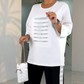Women's Fashion Loose Sleeve Top & Pants Two Piece Set