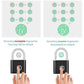 💥🔒Portable fingerprint lock, smart door lock with anti-theft protection