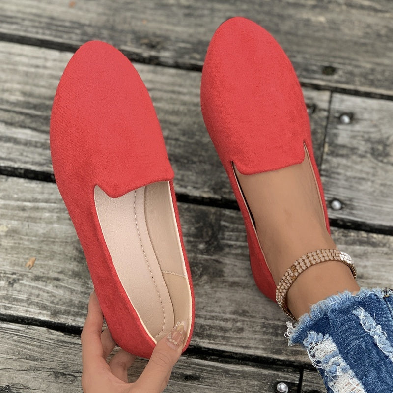 Women's Casual Solid Color Flat Shoes ✨Comfortable And Stylish