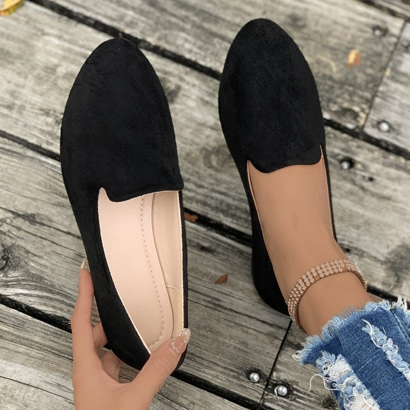 Women's Casual Solid Color Flat Shoes ✨Comfortable And Stylish