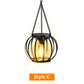 💡🌟Retro Metal Solar Lanterns
