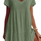 🎉Limited Sale 70% OFF⏳💝Women‘s V-neck Casual Dress With Short Sleeves
