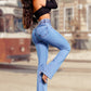 💖TOP DEAL💖Stretch flare jeans with a high waist