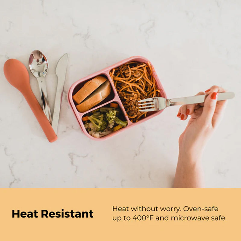 🍚Microwave-Safe Compartmentalized Silicone Lunch Box