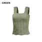 🎁50% OFF!🎁🌸 Women's Wide Strap Square Neck Short Flower Sports Tank Top – Comfort Meets Style! ✨
