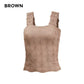 🎁50% OFF!🎁🌸 Women's Wide Strap Square Neck Short Flower Sports Tank Top – Comfort Meets Style! ✨