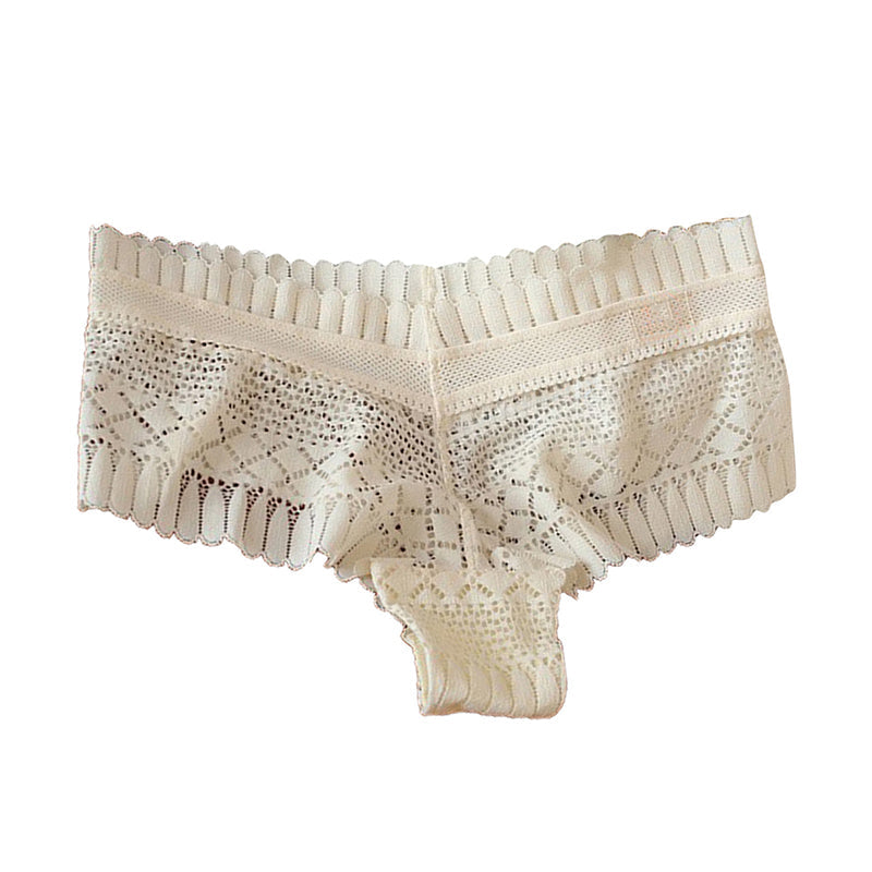 Lace Seamless Hip-Lifting Breathable Thong