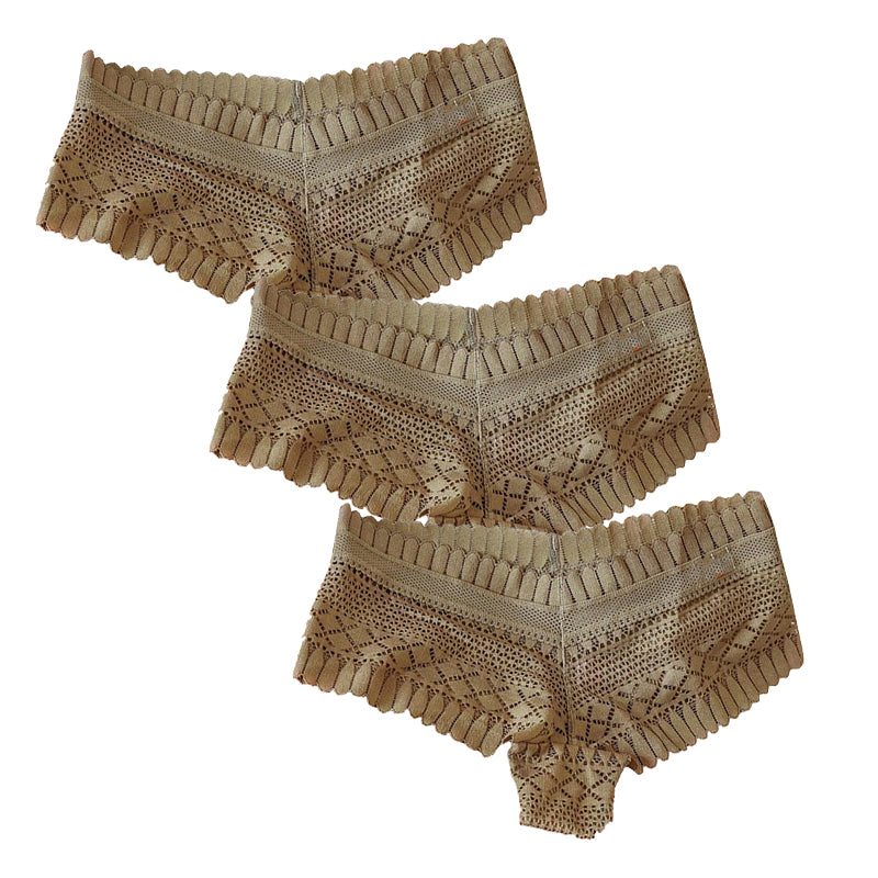 Lace Seamless Hip-Lifting Breathable Thong