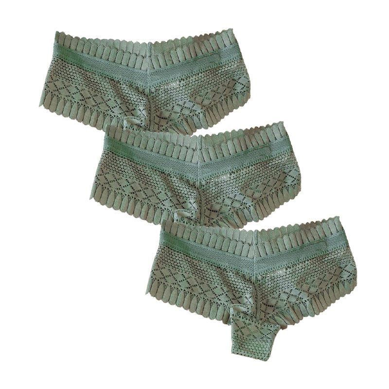 Lace Seamless Hip-Lifting Breathable Thong