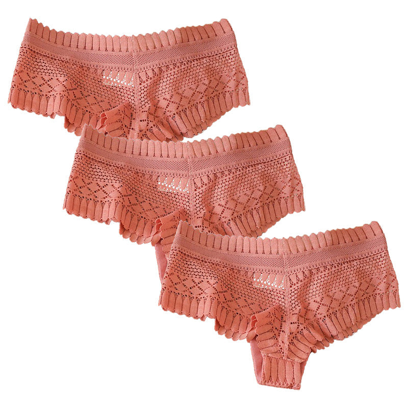 Lace Seamless Hip-Lifting Breathable Thong