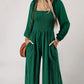 Women's Casual Long Sleeve Wide Leg Pants Jumpsuit
