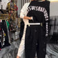 🎁 Hot Sale 49% OFF 🔥 Women's Casual Letter Print Top & Pants (2-Piece Set)