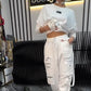 🎁 Hot Sale 49% OFF 🔥 Women's Casual Letter Print Top & Pants (2-Piece Set)