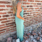 Women's Buttoned Casual Versatile Loose Jumpsuit