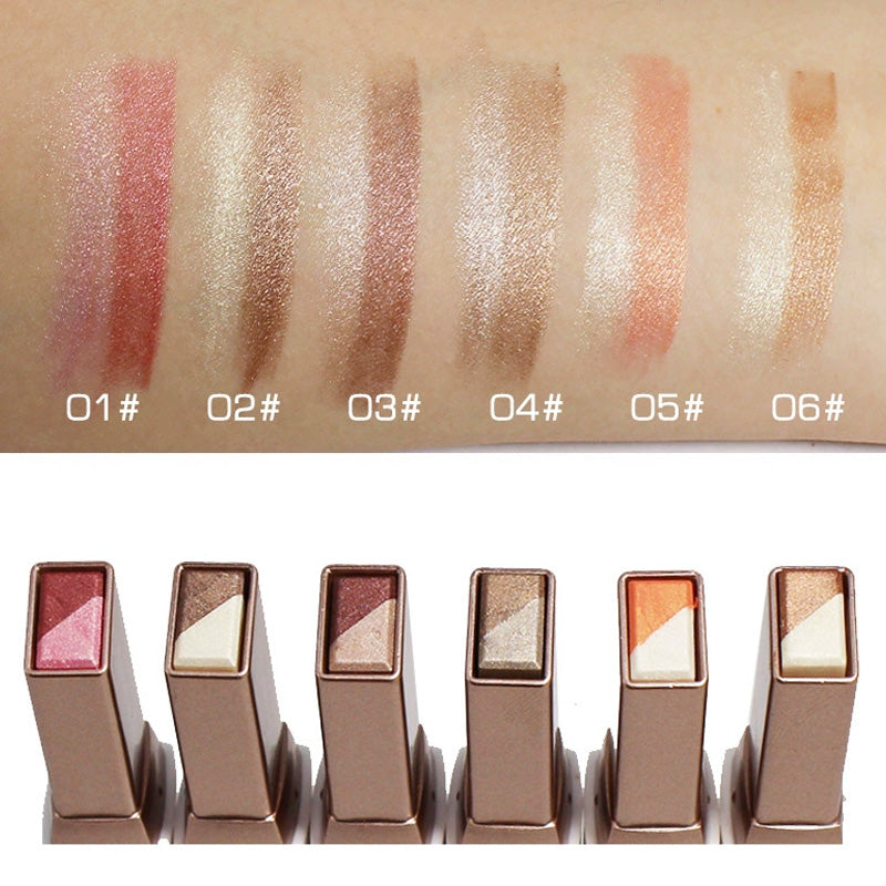 ⏳Buy One Get One Free💥 Dual Shimmer Gradient Eyeshadow Stick🤩