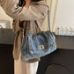 Retro Large Capacity Chain Strap Shoulder Bag