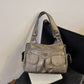 Women's Soft PU Leather Multi-Pocket Tote Bag
